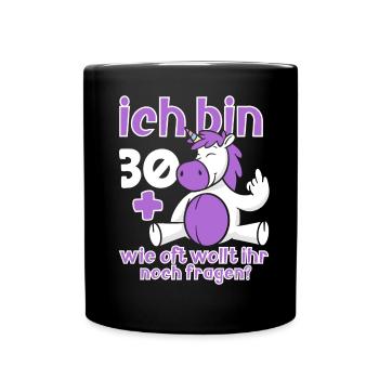 31. Geburtstag 31 Jahre Alt - Tasse einfarbig - Schwarz - Vorne