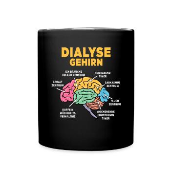 Dialyse - Tasse einfarbig - Schwarz - Vorne