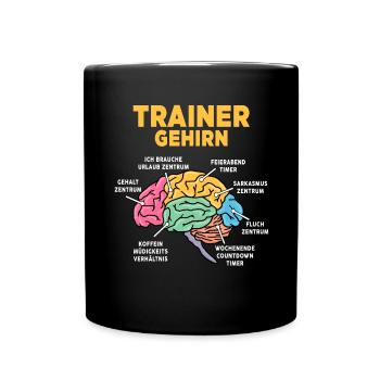 Trainer - Tasse einfarbig - Schwarz - Vorne