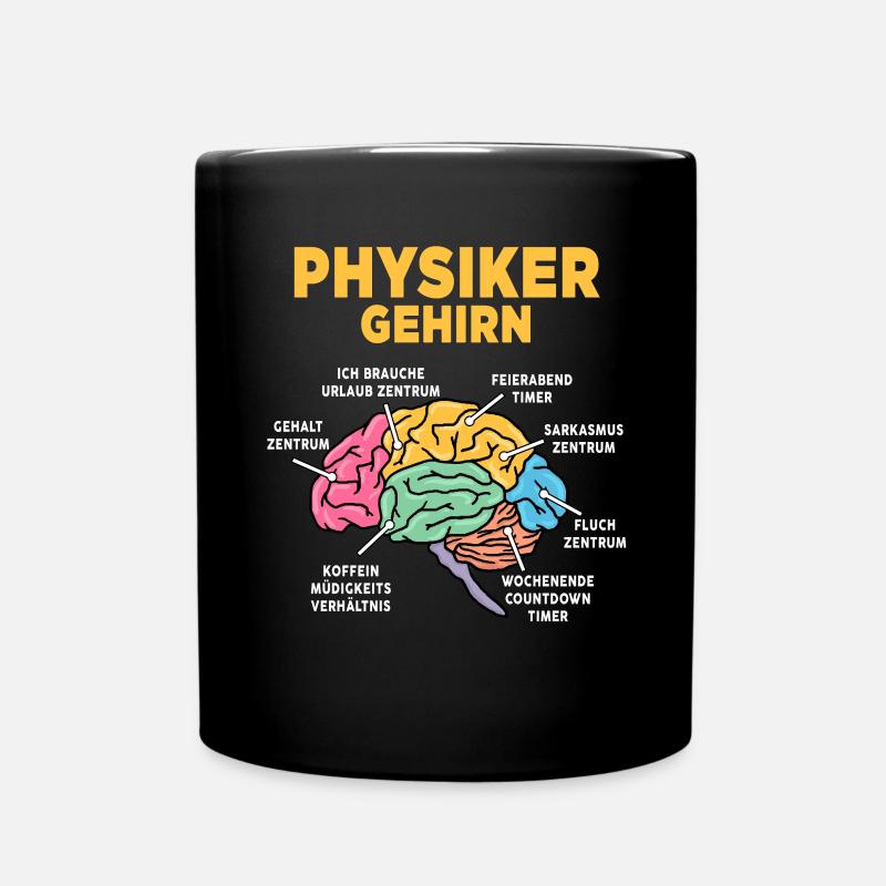 Physiker - Tasse einfarbig - Schwarz