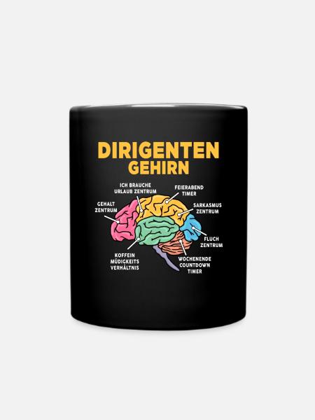 Dirigenten - Tasse einfarbig - Schwarz