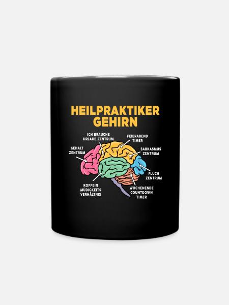 Heilpraktiker - Tasse einfarbig - Schwarz