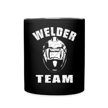 Welder Team Design - Full Colour Mug - black - Front