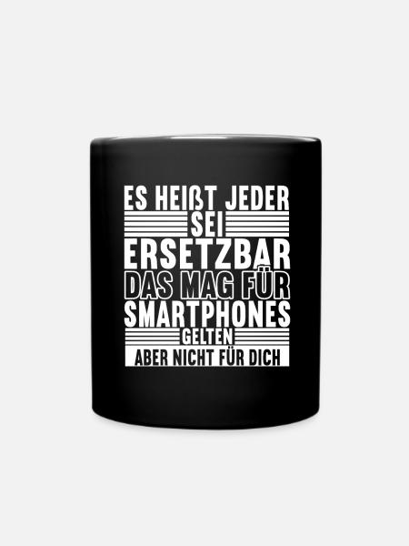 Abschiedsgeschenk Jobwechsel Kollege - Tasse einfarbig - Schwarz