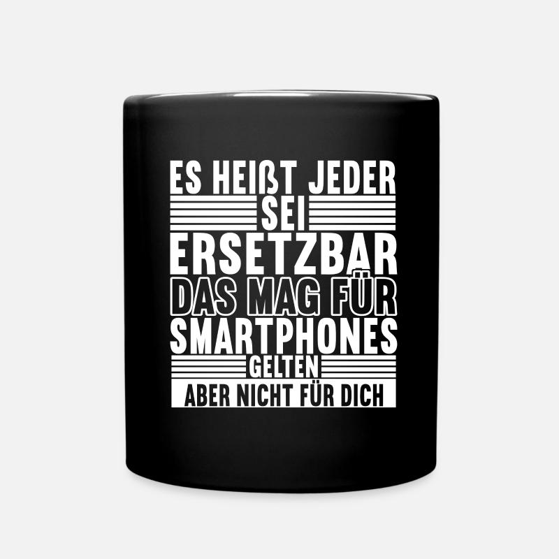 Abschiedsgeschenk Jobwechsel Kollege - Tasse einfarbig - Schwarz