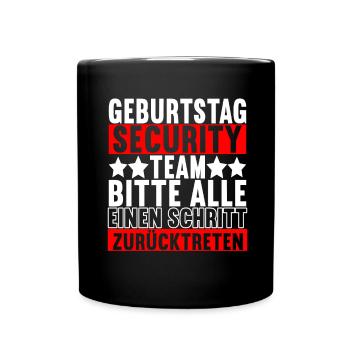 Bruder Geburtstag - Tasse einfarbig - Schwarz - Vorne