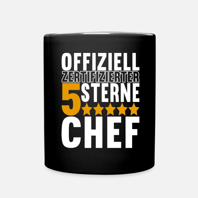 Abteilungsleiter Chef - Tasse einfarbig - Schwarz