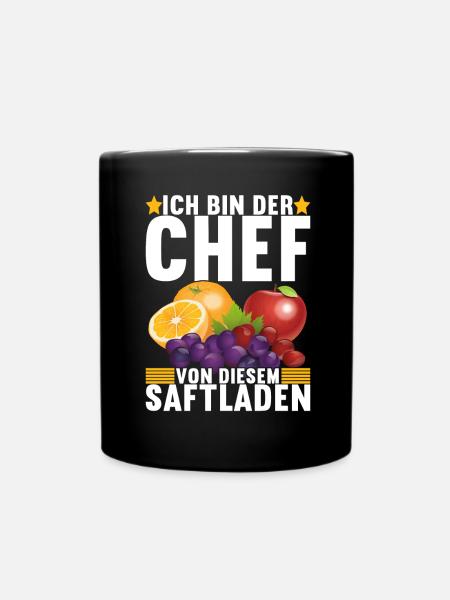 Abteilungsleiter Chef - Tasse einfarbig - Schwarz