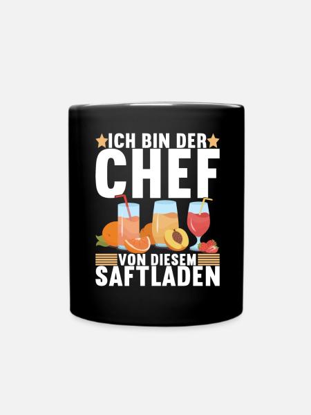 Abteilungsleiter Chef - Tasse einfarbig - Schwarz