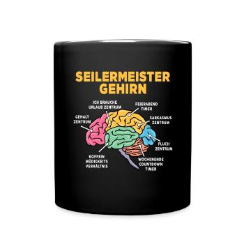 Seilermeister - Tasse einfarbig - Schwarz - Vorne