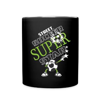 Football Star - Mug uni - noir - Devant