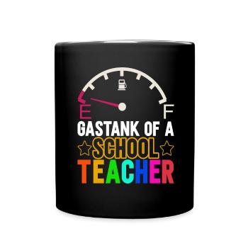 Teacher Teacher - Full Colour Mug - black - Front
