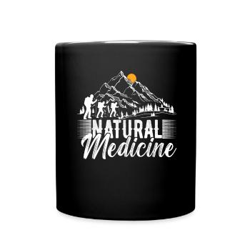 Hiking Mountaineering Mountaineers - Full Colour Mug - black - Front
