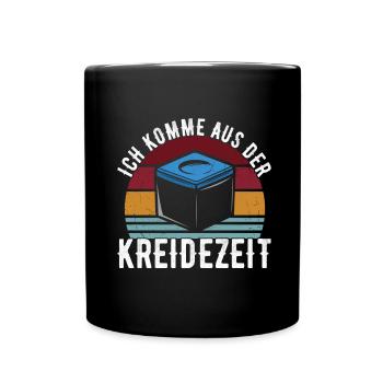 Pool Billard - Tasse einfarbig - Schwarz - Vorne