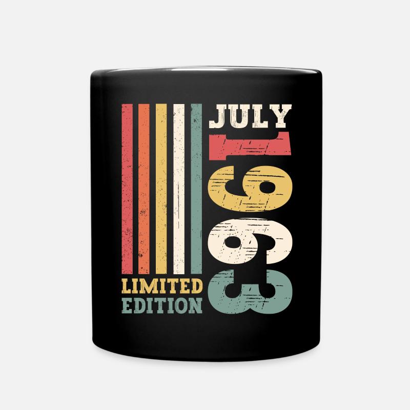 Édition limitée Juillet 1963 59e anniversaire Hommes - Mug uni - noir