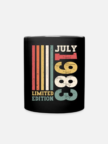 Édition limitée Juillet 1983 39e anniversaire Hommes - Mug uni - noir