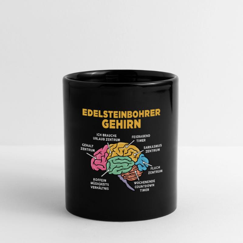 Edelsteinbohrer Tasse einfarbig