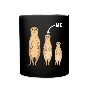 Middle Children Middle Siblings - Full Colour Mug - black - Front