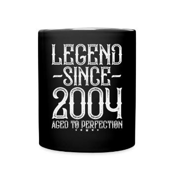 Legend 2004 Vintage Vintage Birthday Gift - Full Colour Mug - black - Front