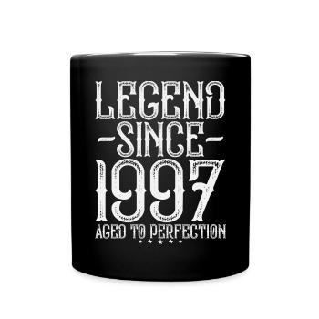 Legende 1997 Jahrgang Vintage Geburtstag Geschenk - Tasse einfarbig - Schwarz - Vorne