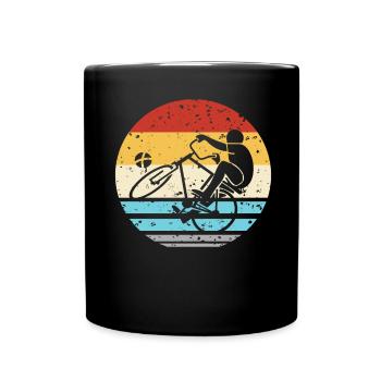 Radball rétro - Mug uni - noir - Devant