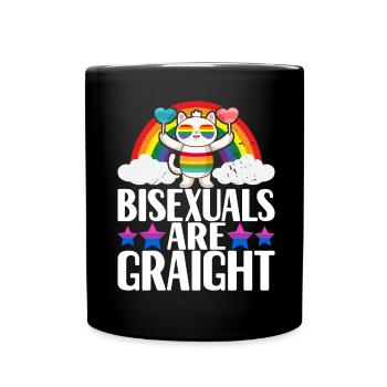 Fierté gaie LGBTQ - Mug uni - noir - Devant
