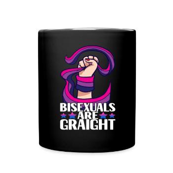 Bisexuels LGBTQ - Mug uni - noir - Devant