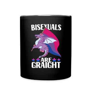 Bisexuels LGBTQ - Mug uni - noir - Devant