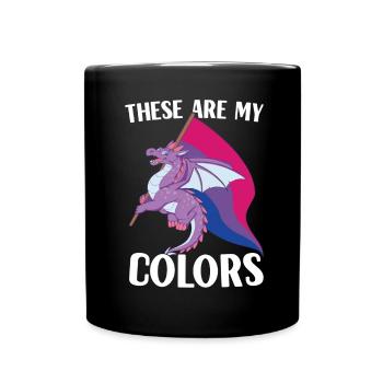Bisexuels LGBTQ - Mug uni - noir - Devant