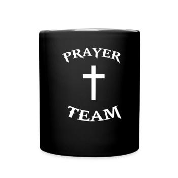 Kreuz Prayer Jesus Christus Religion Christentum - Tasse einfarbig - Schwarz - Vorne