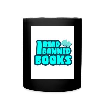 I Read Banned Books 33 - Full Colour Mug - black - Front