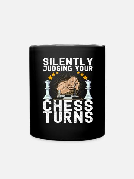 Schach Schachspieler - Tasse einfarbig - Schwarz
