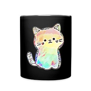The redro cat in color - Full Colour Mug - black - Front
