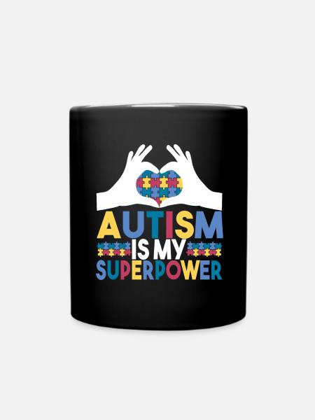 Autisme autistique Autiste - Mug uni - noir