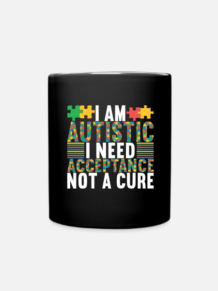 Autisme autistique Autiste - Mug uni - noir