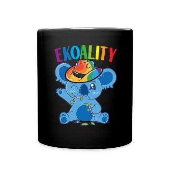 Fierté gaie LGBTQ - Mug uni - noir - Devant