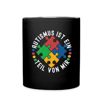 Autisme autistique Autiste - Mug uni - noir - Devant