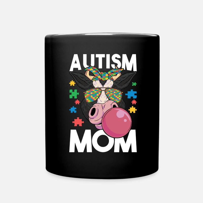Autisme autistique Mère autiste - Mug uni - noir