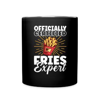Hamburgers de restauration rapide - Mug uni - noir - Devant