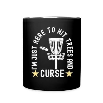 Disc Golf Disc Golfer - Full Colour Mug - black - Front