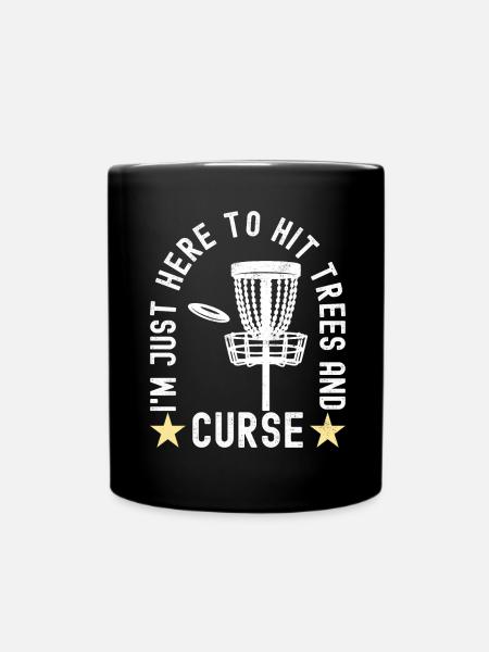 Disc Golf Disc Golfer - Tasse einfarbig - Schwarz