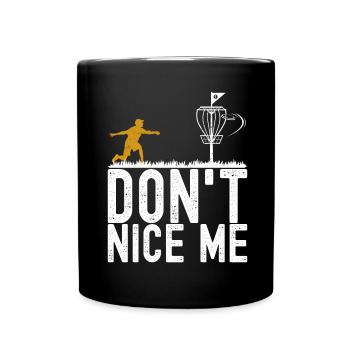 Disc Golf Disc Golfer - Full Colour Mug - black - Front