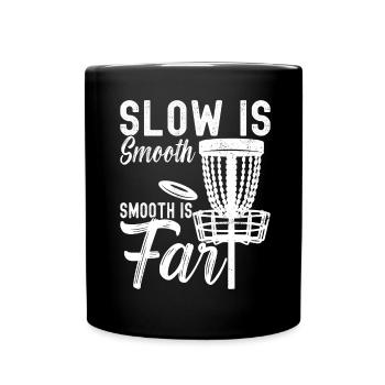 Disc Golf Disc Golfer - Full Colour Mug - black - Front