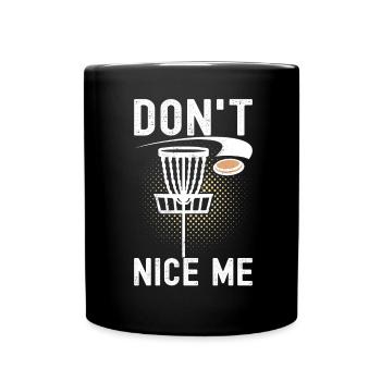 Disc Golf Disc Golfer - Full Colour Mug - black - Front