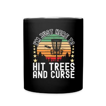 Disc Golf Disc Golfer - Full Colour Mug - black - Front