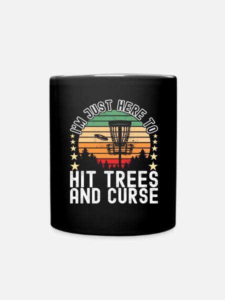 Disc Golf Disc Golfer - Full Colour Mug - black