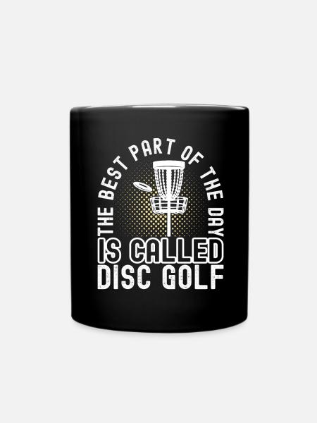 Disc Golf Disc Golfer - Tasse einfarbig - Schwarz