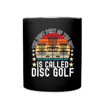 Disc Golf Disc Golfer - Full Colour Mug - black - Front