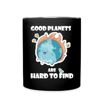 Protéger la planète Terre des | du changement climatique Protection du climat - Mug uni - noir - Devant