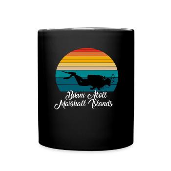 Bikini Atoll Marshall Islands Diving - Full Colour Mug - black - Front